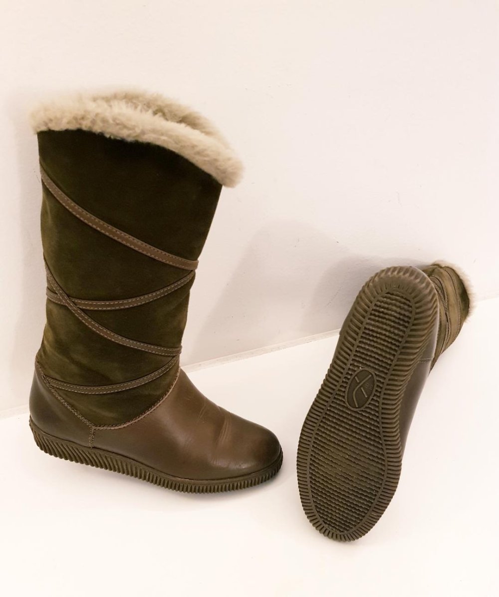 Winter Damenstiefel gefüttert Winter Boots Gr. 37 TOP