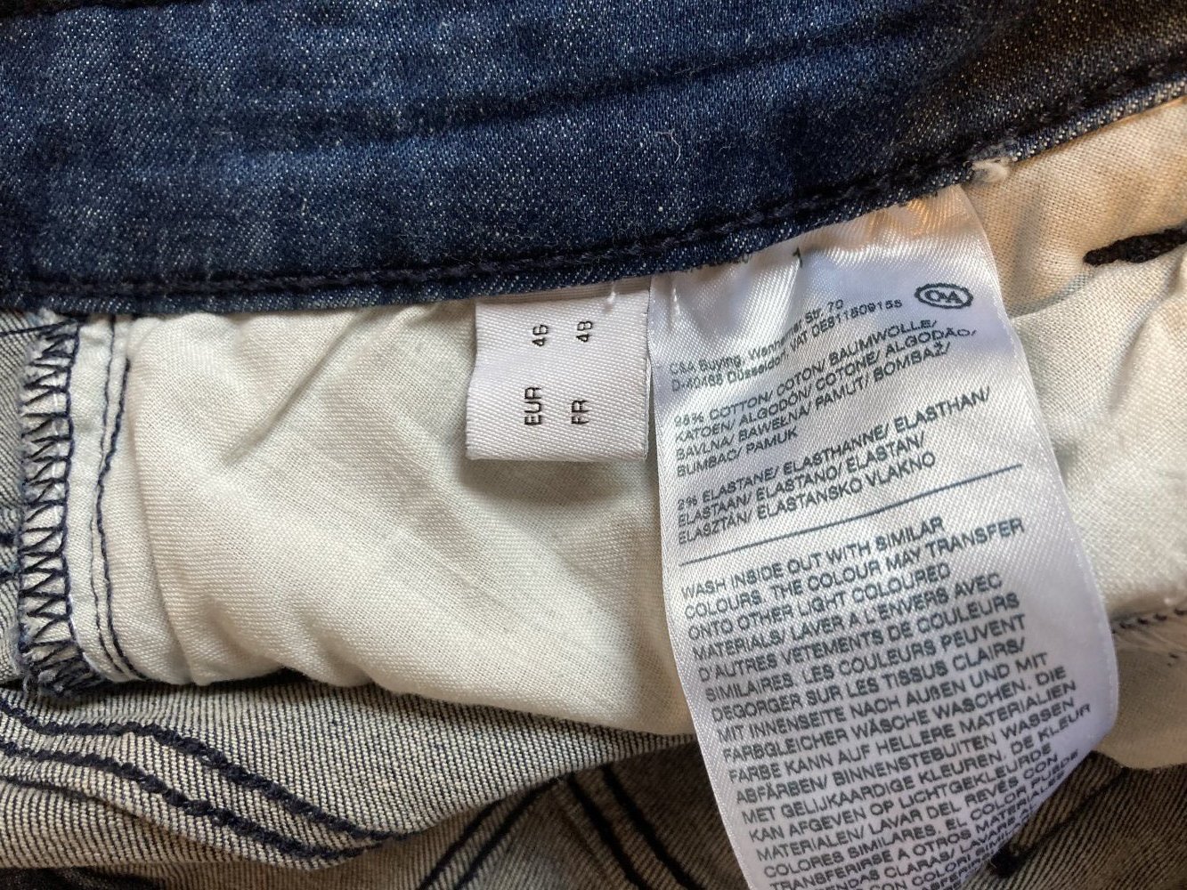 Jeans-Shorts C&a, Größe 46