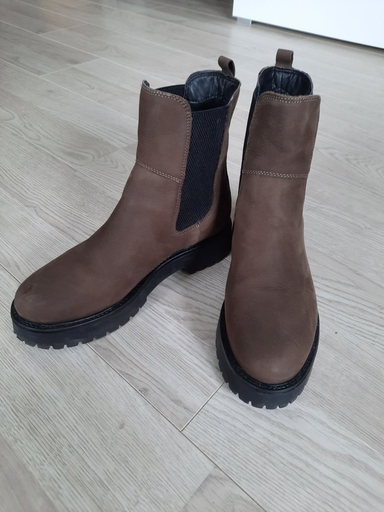 Leder Chelsea Boots