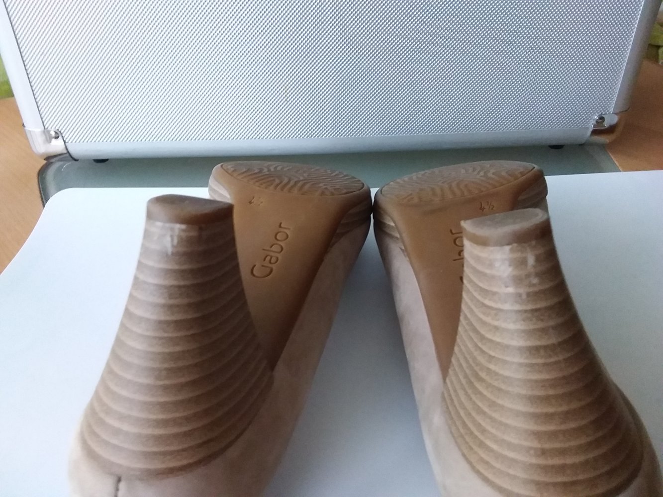 Beige PeepToes Gr. 4,5UK bzw. 37,5EU