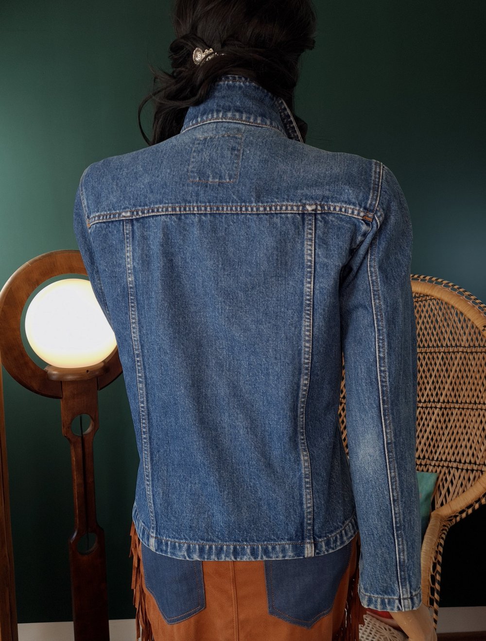 True Vintage Sreet One Damen Jeansjacke 100% Baumwolle weiblich 90er