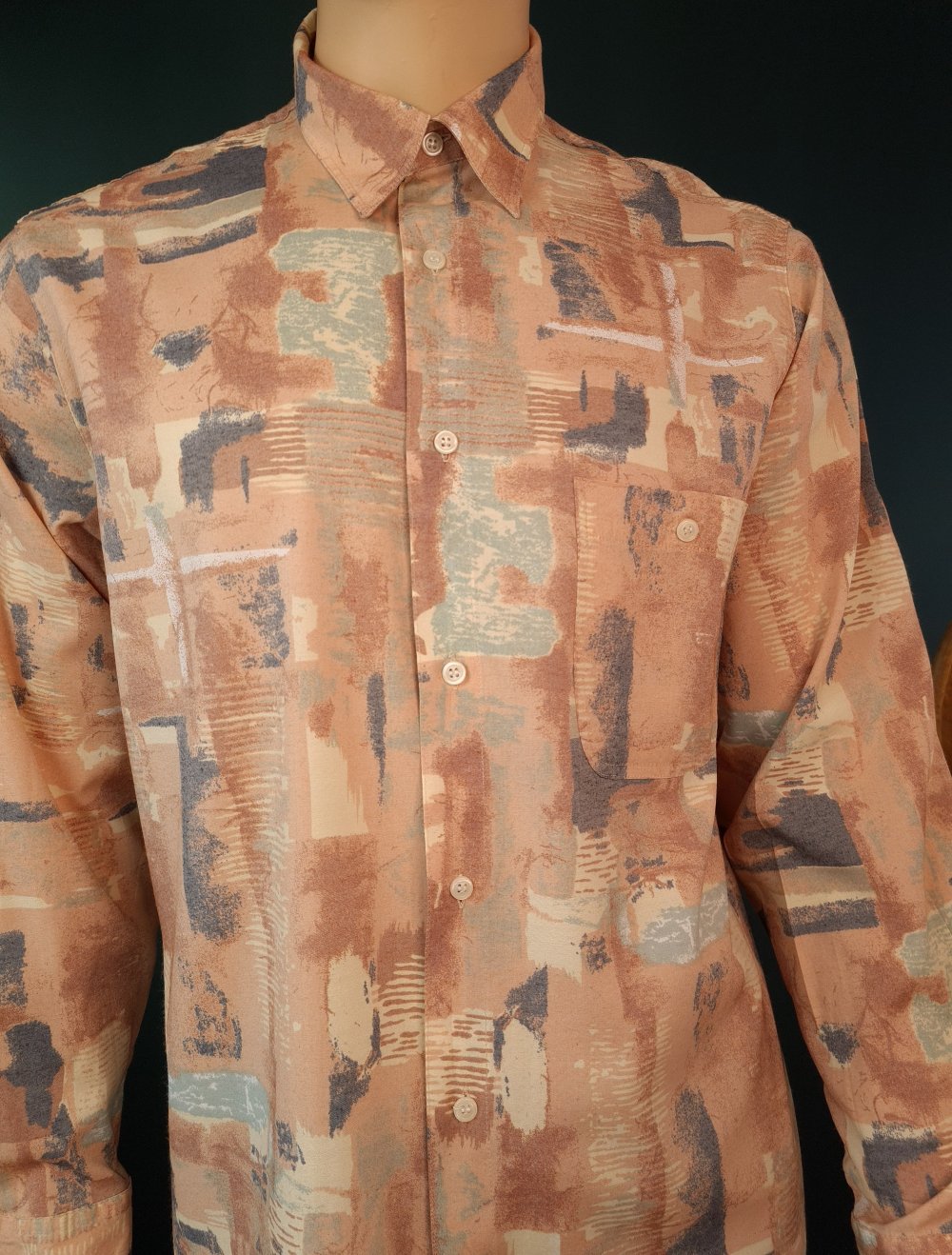 True Vintage 80er Jahre Fashion and Syle Herren Hemd Oberteil Sommer