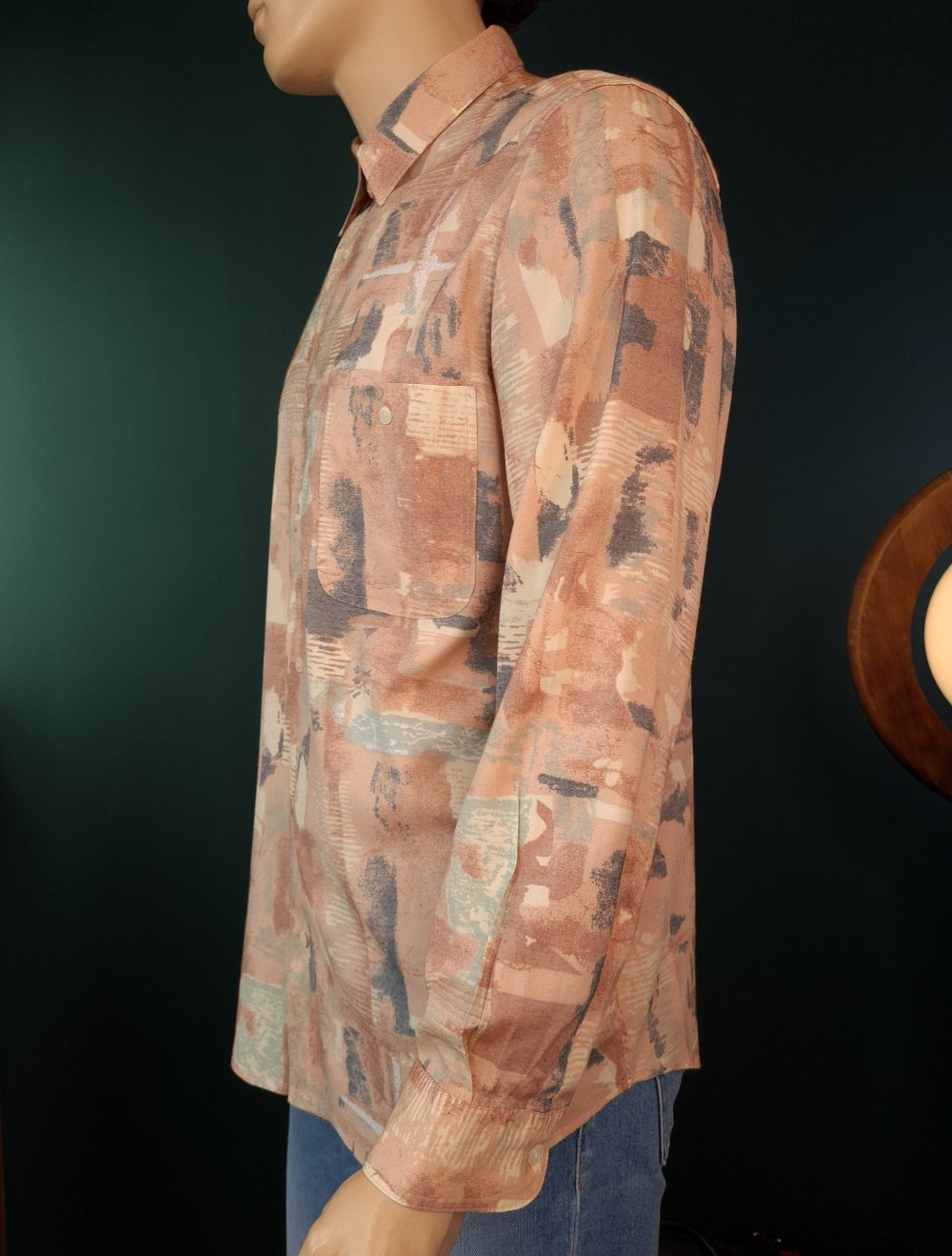 True Vintage 80er Jahre Fashion and Syle Herren Hemd Oberteil Sommer