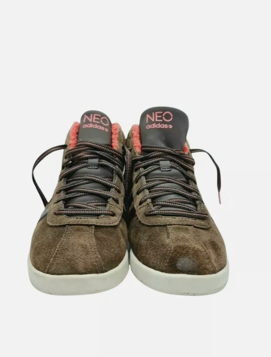 adidas Neo Damen High top Sneaker Gr. 38 UK 5 Braun