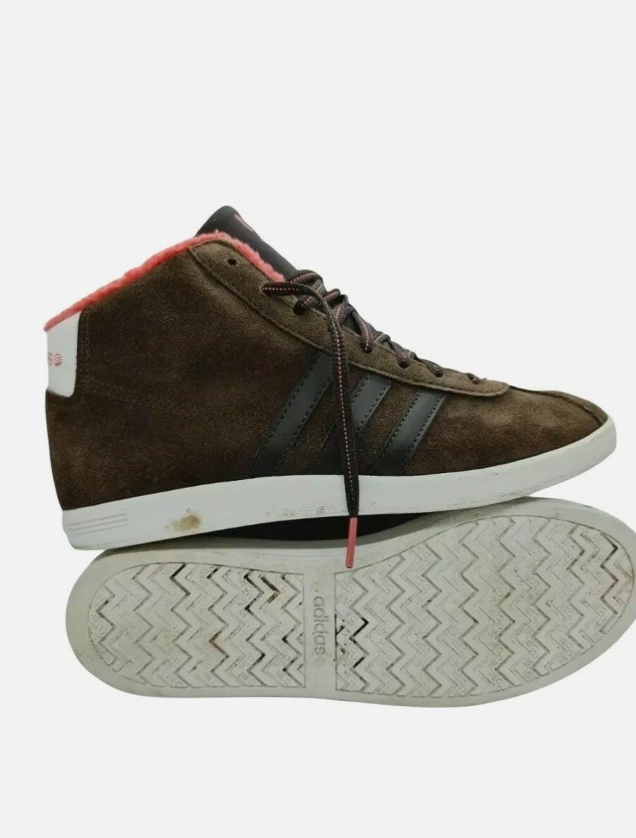 adidas Neo Damen High top Sneaker Gr. 38 UK 5 Braun