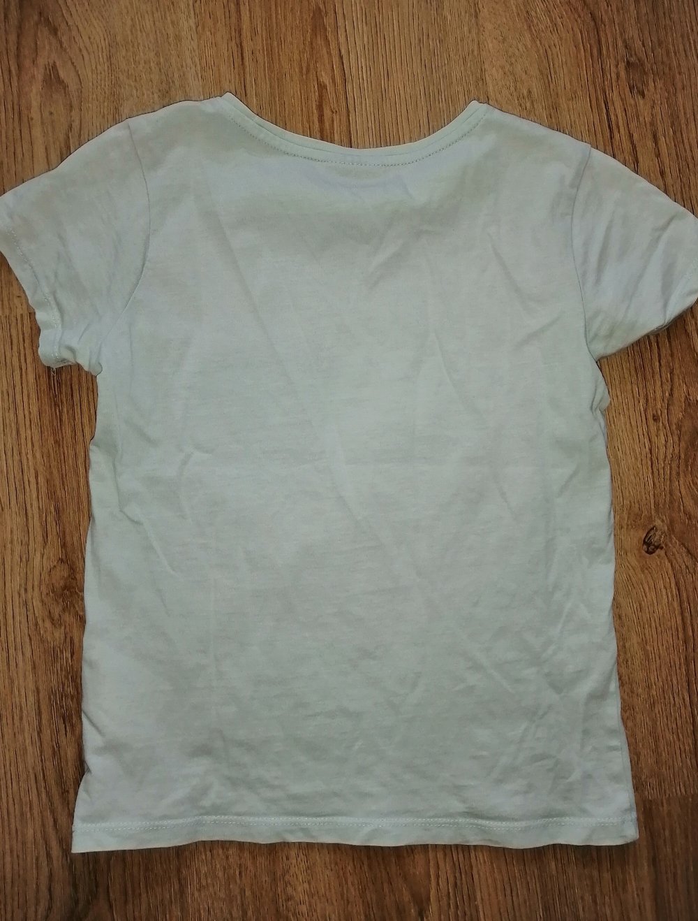 Mintgrünes T-shirt mit Aufdruck