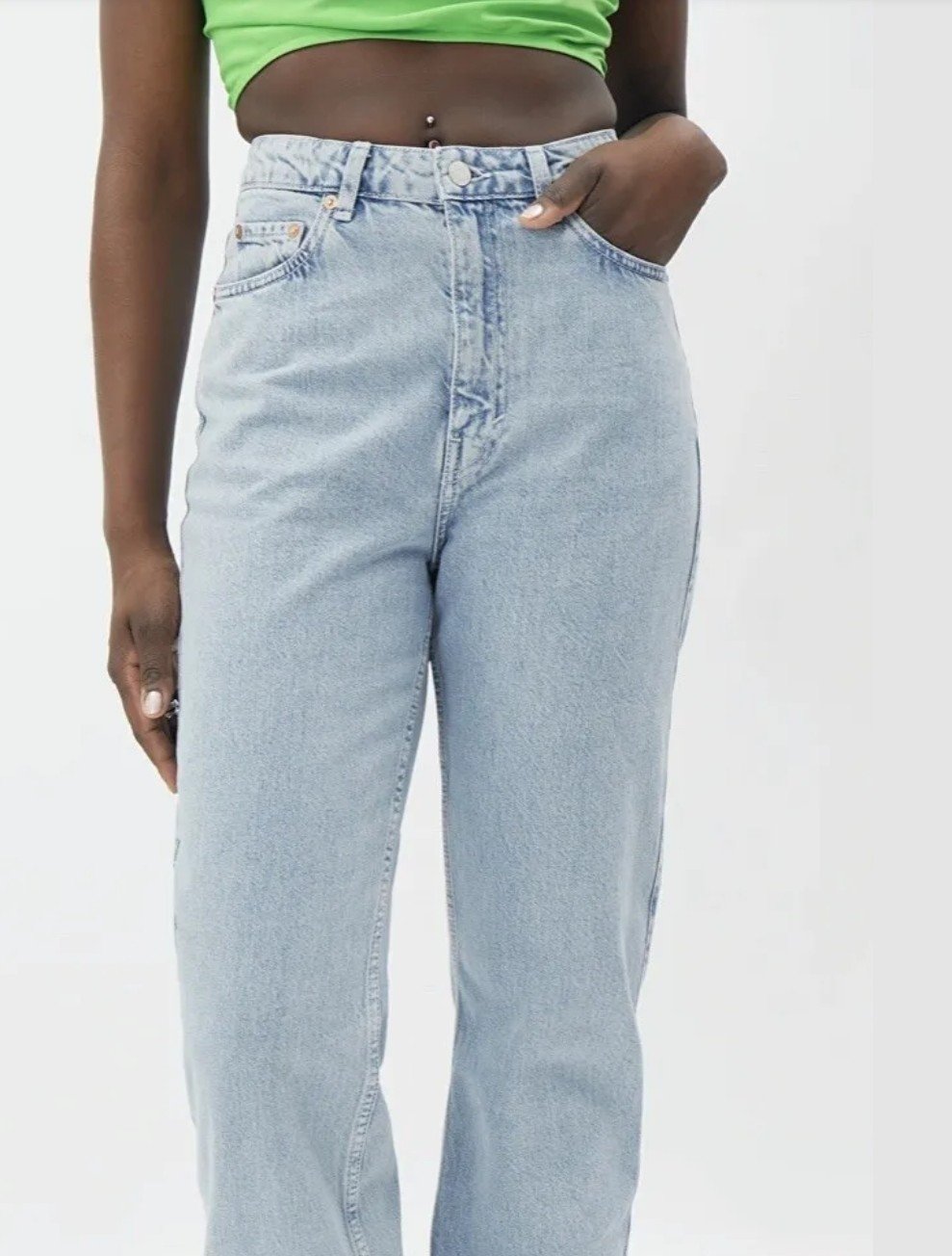 WEEKDAY Rowe Extra High Waist Straight Fit  26/32 Jeans