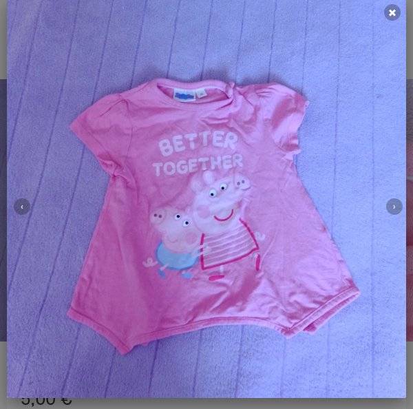 Süßes Shirt von Peppa wutz