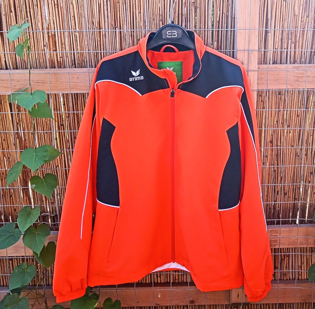 Erima Sportjacke Trainingsjacke Damen Gr. 42 Neuwertig orange