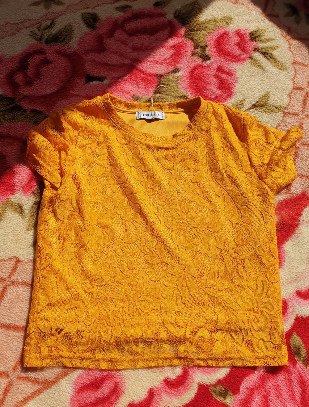 Senf / gelber T-Shirt / Top Neuwertig