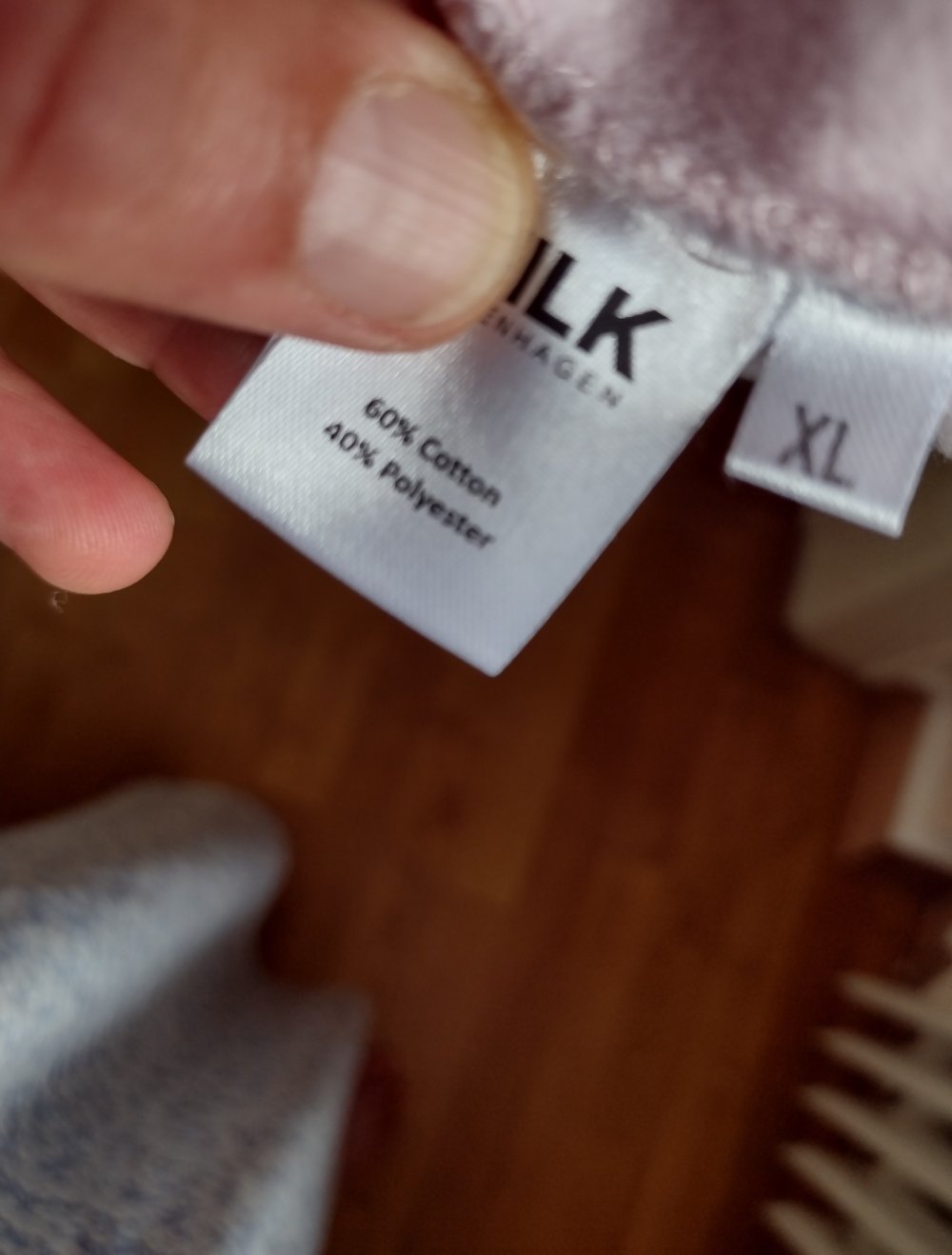 MILK KOPENHAGEN ❤️ KUSCHELIGES SWEATSHIRT -KLEID, ROSA,XXL