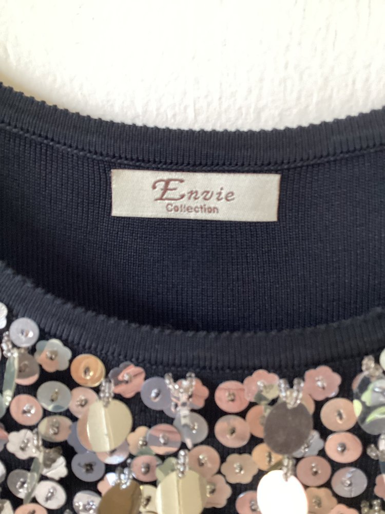 Pailletten Top von Envie , schwarz , Größe S, bzw. 36