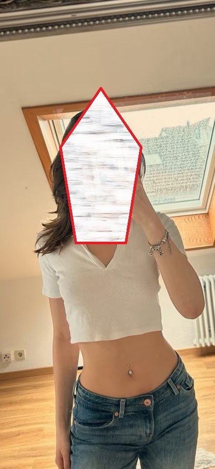 weißes Crop Top  in 34 