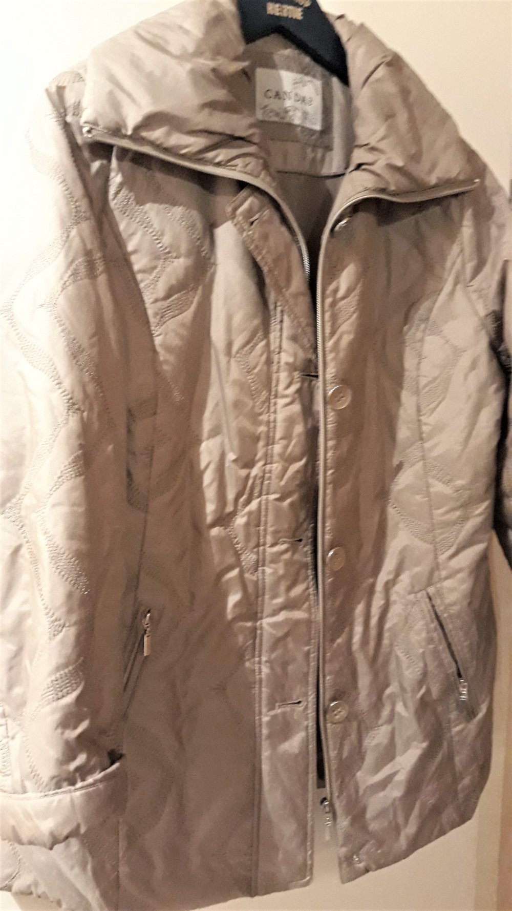 Tolle Damenjacke von Canda, Beige, Gr.42, jetzt nur 6,-€