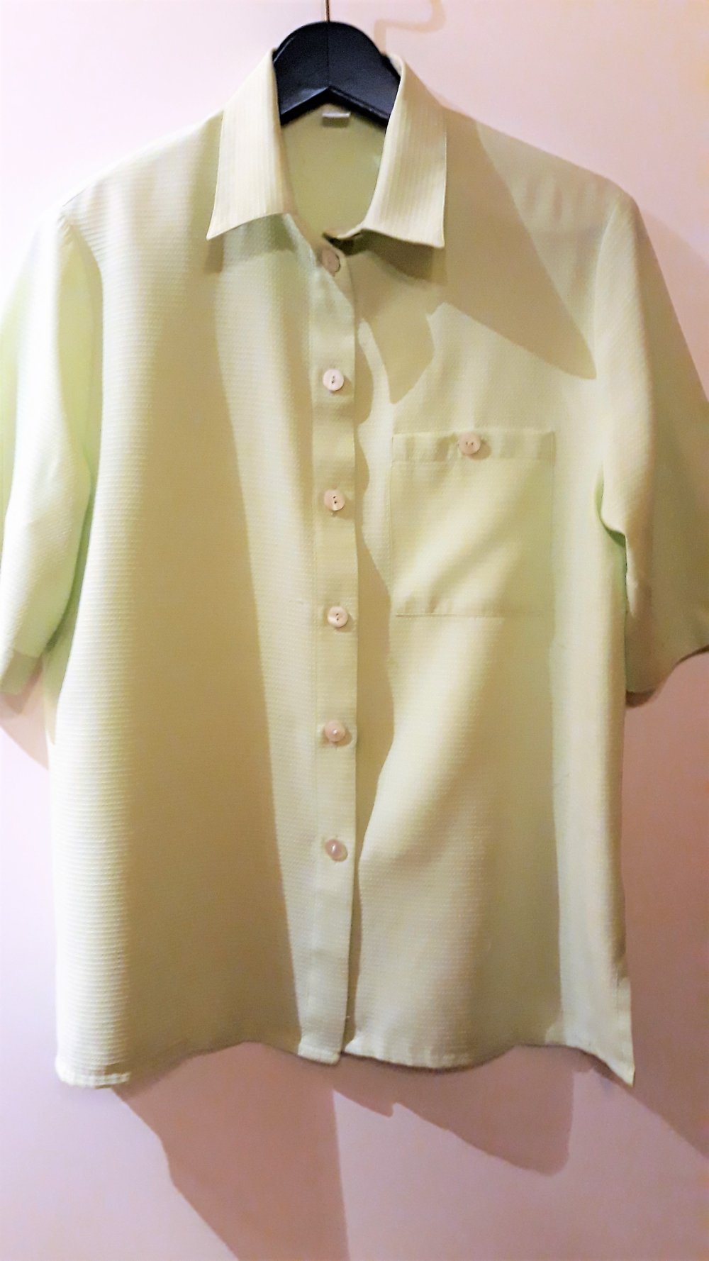 Schicke Damenbluse, Gr.38, hellgrün, Jetzt nur noch 2,50€