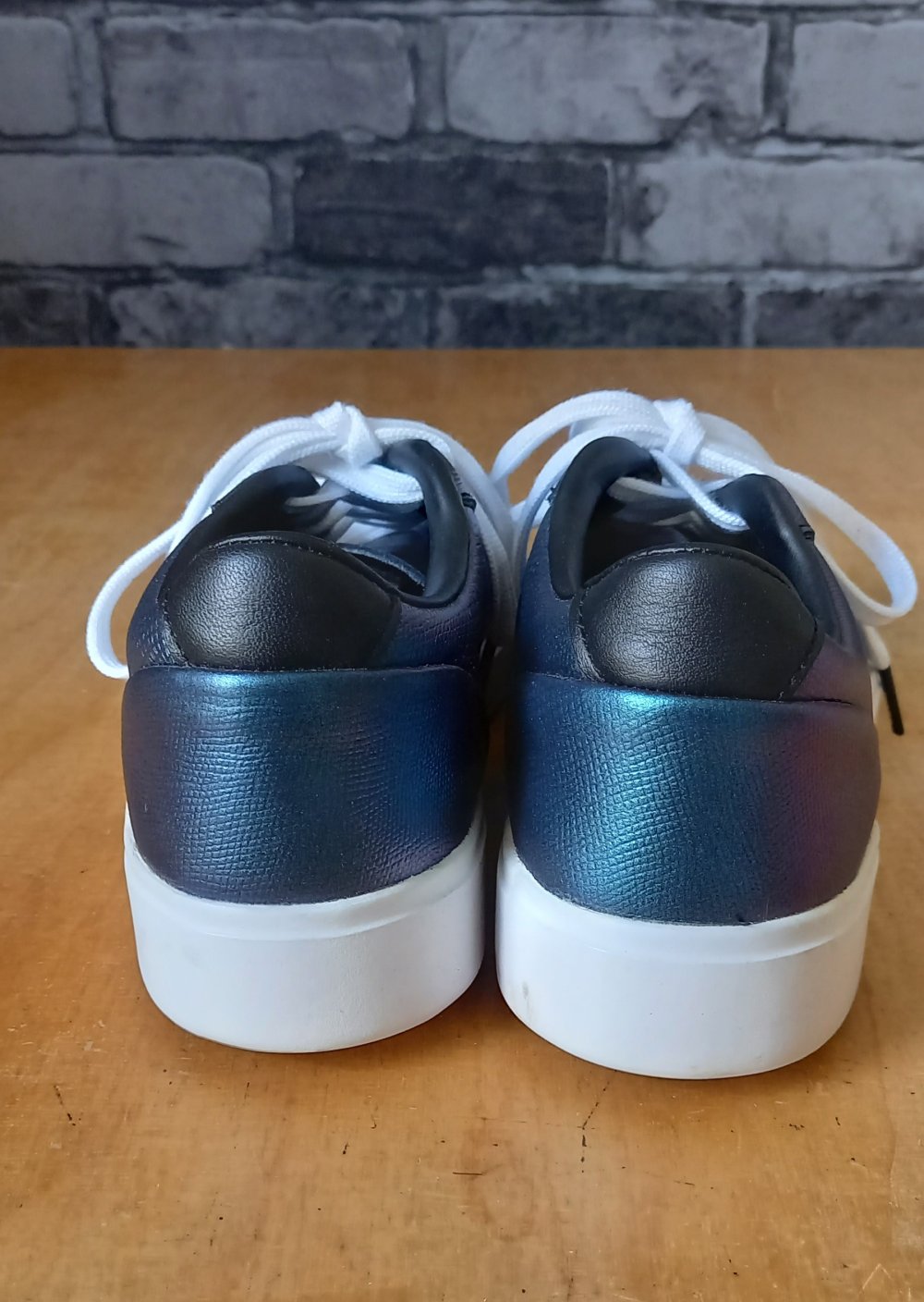 ADIDAS sneaker Petrol-Violett changierend Gr. 39 1/3 ungetragen