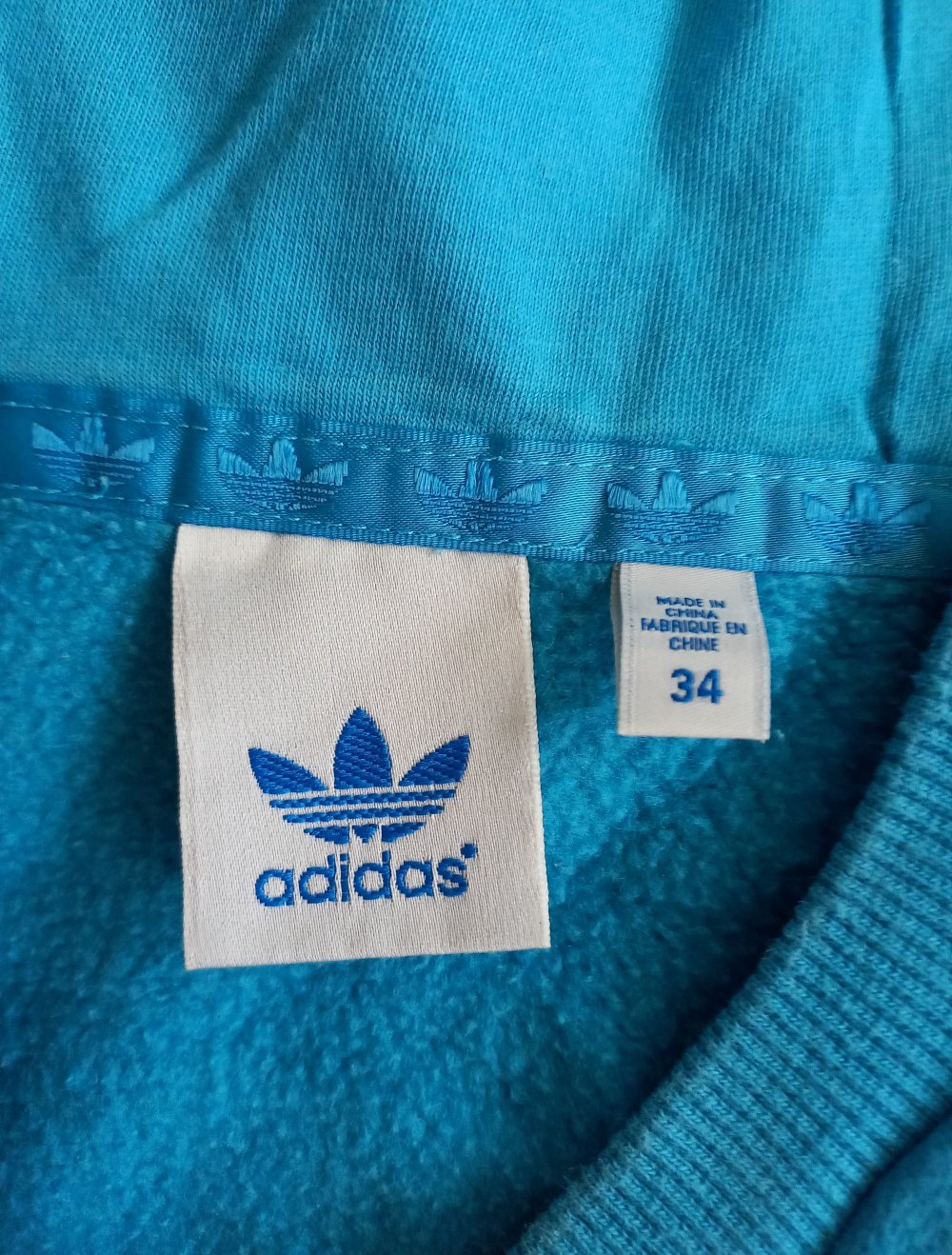 blauer Adidas hoodie