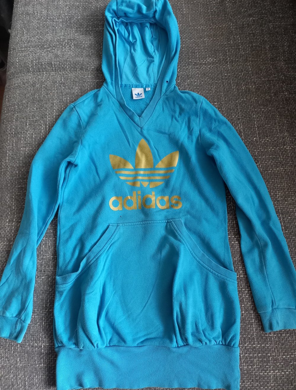 blauer Adidas hoodie