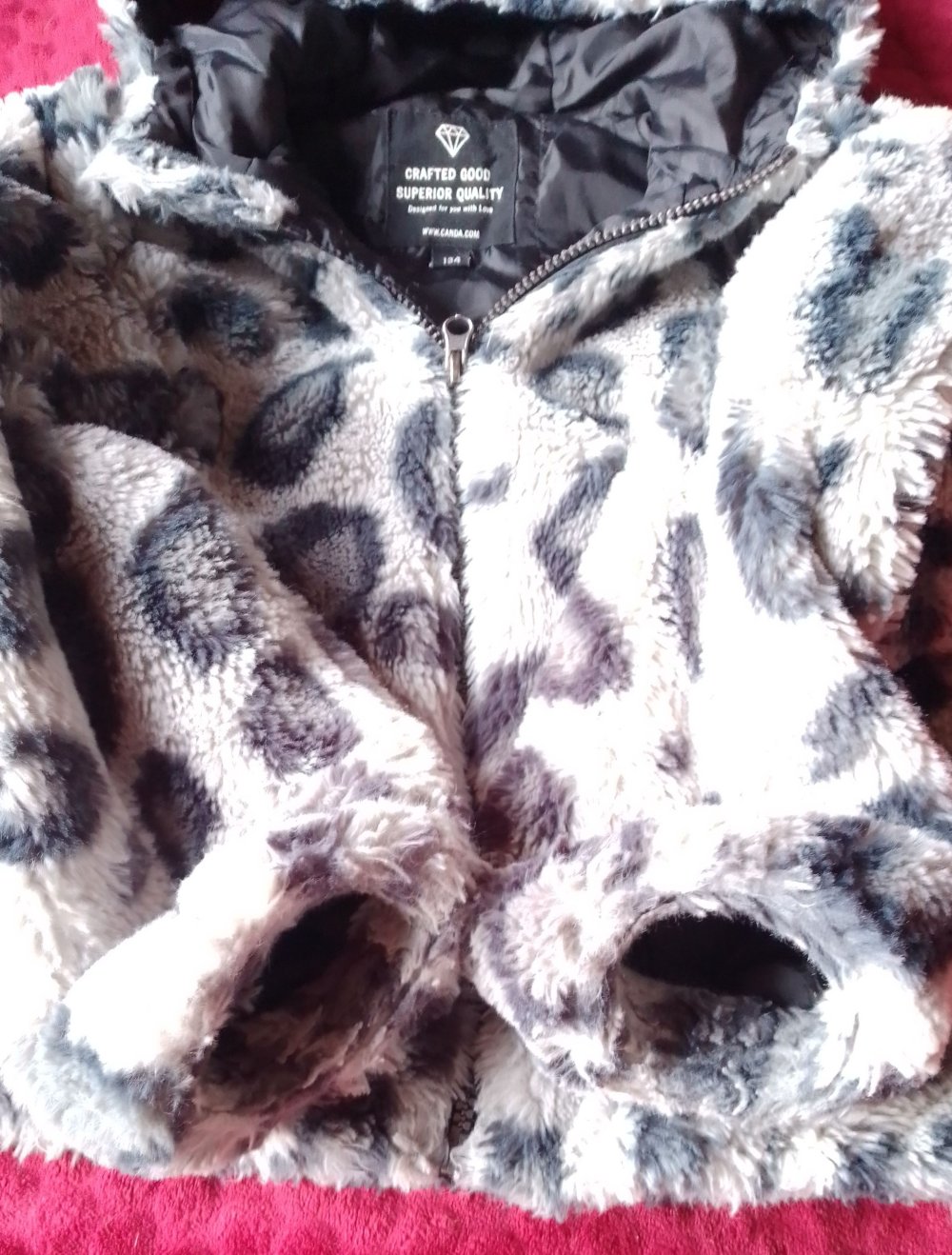 schöne warme Jacke gr 134