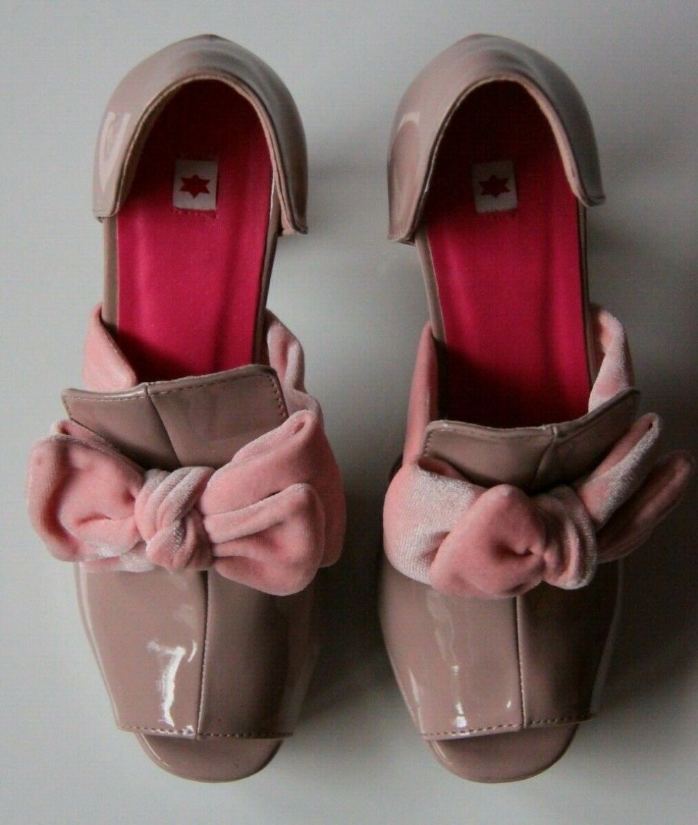 Plateau-Pumps, Rockabilly Gr. 36/ 37, Farbe nude, KP 59,-