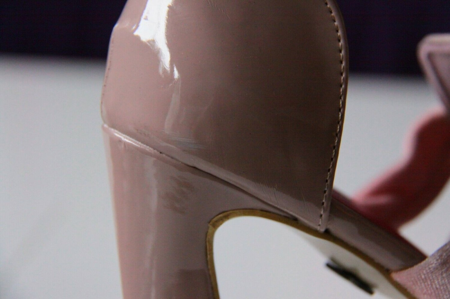 Plateau-Pumps, Rockabilly Gr. 36/ 37, Farbe nude, KP 59,-