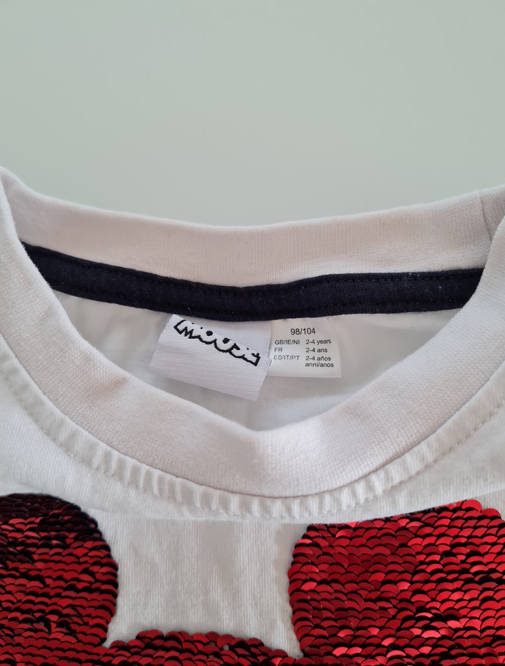 Shirt mit Wendepailetten