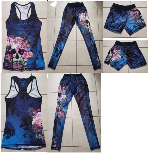 Smmash Tanktop+Leggings-Short Gr. XS