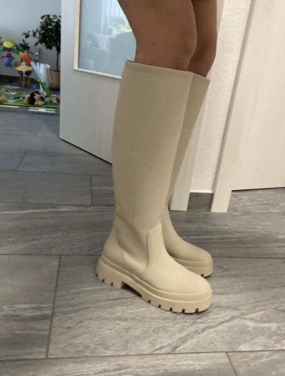 stiefel beige 38