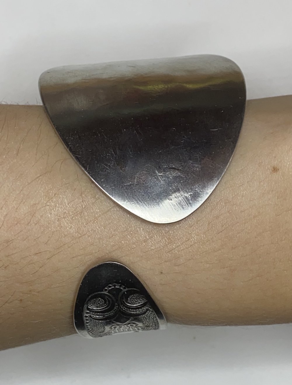 Vintage Silber Löffel mit Verzierung