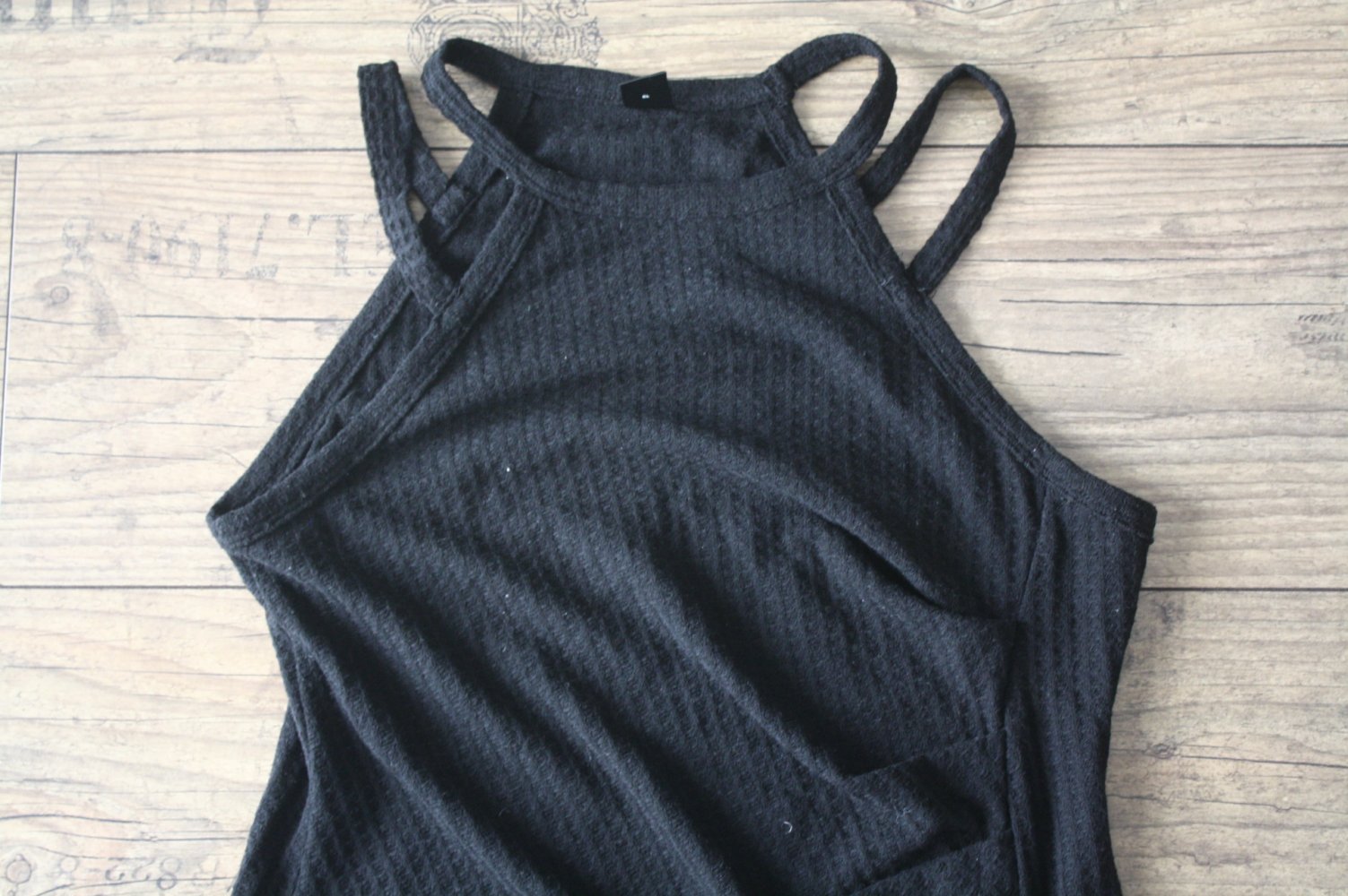 Trögertop Elfe Asymetrisch Emery Rose Zipfelshirt Zipfeltop Waffelmuster Trägertop  36 38 Zipfel 