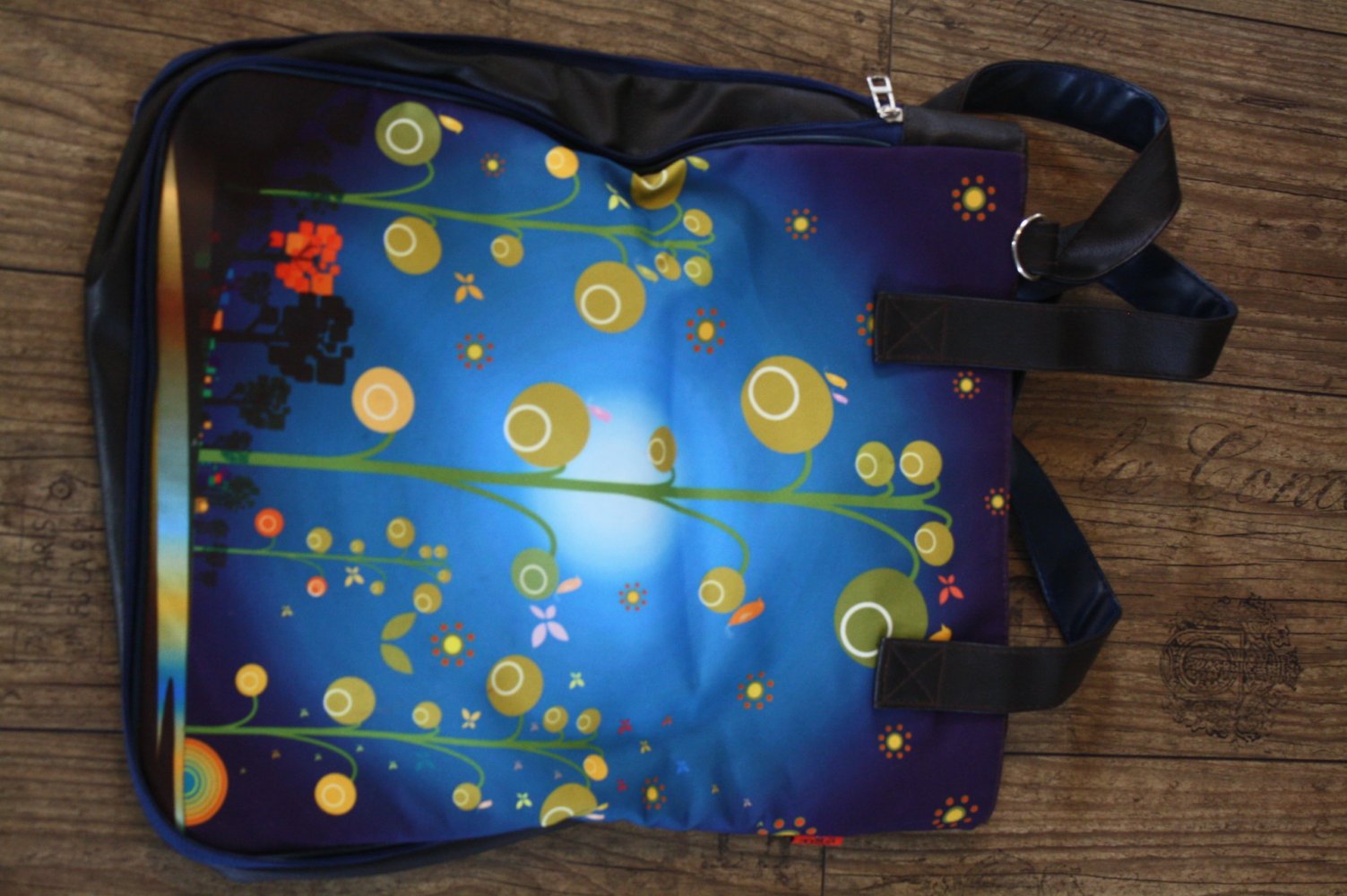 Retro Vintage Tasche A4 Beuteltasche Tragetasche Hippie Sci Fi 70s Up