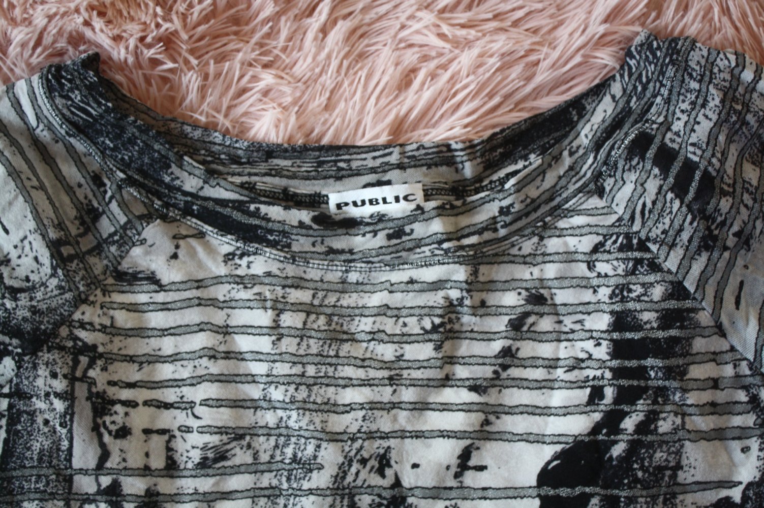 Public Mesh T-Shirt Mesh Shirt Print 40 Shirt Retro