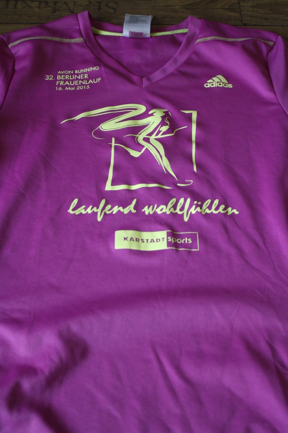 Adidas Vintage Retro Sport Shirt T_Shirt lila Damen Shirt Laufshirt Fitness xs S