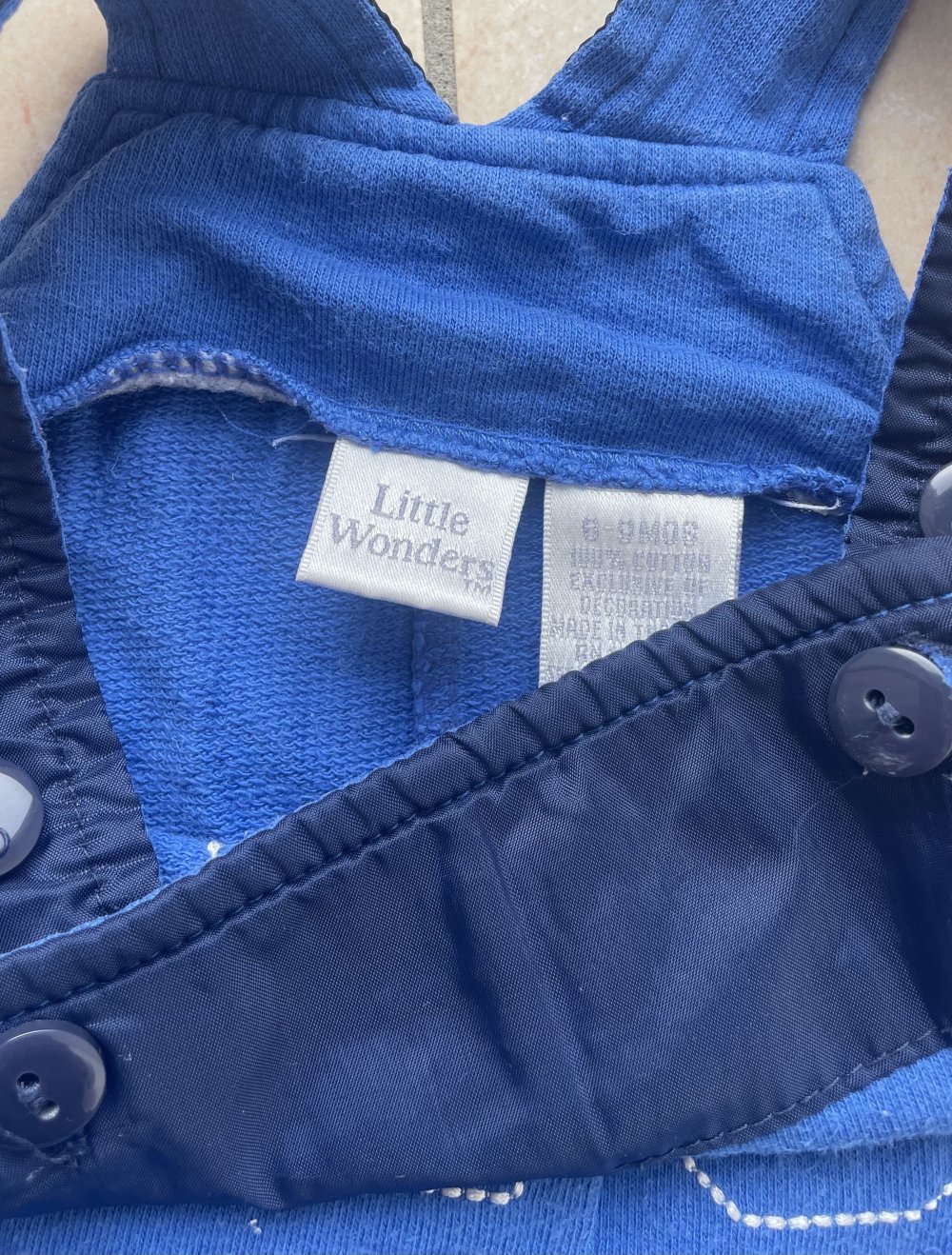 Latzhose Babykleidung blau