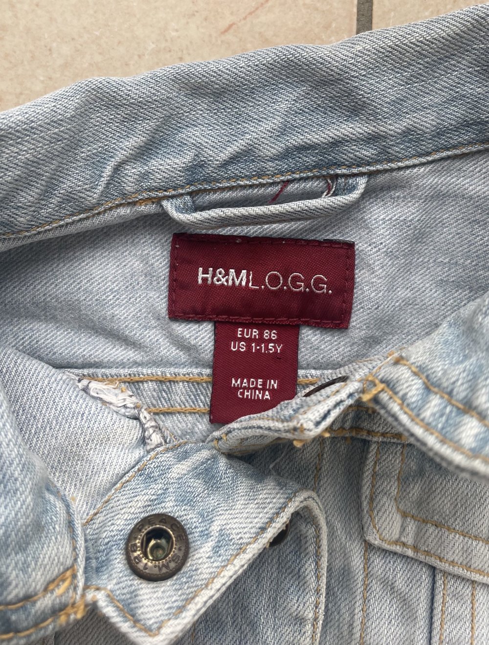 Jeansjacke Hellblau Mädchen H&M