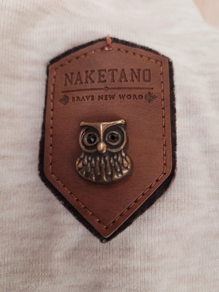 Kapuzenpullover weiß -meliert der Firma Naketano