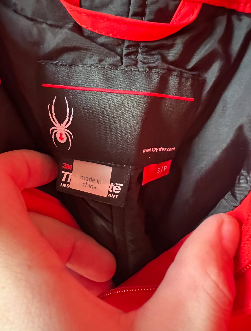 Spyder Skihose Größe S Rot