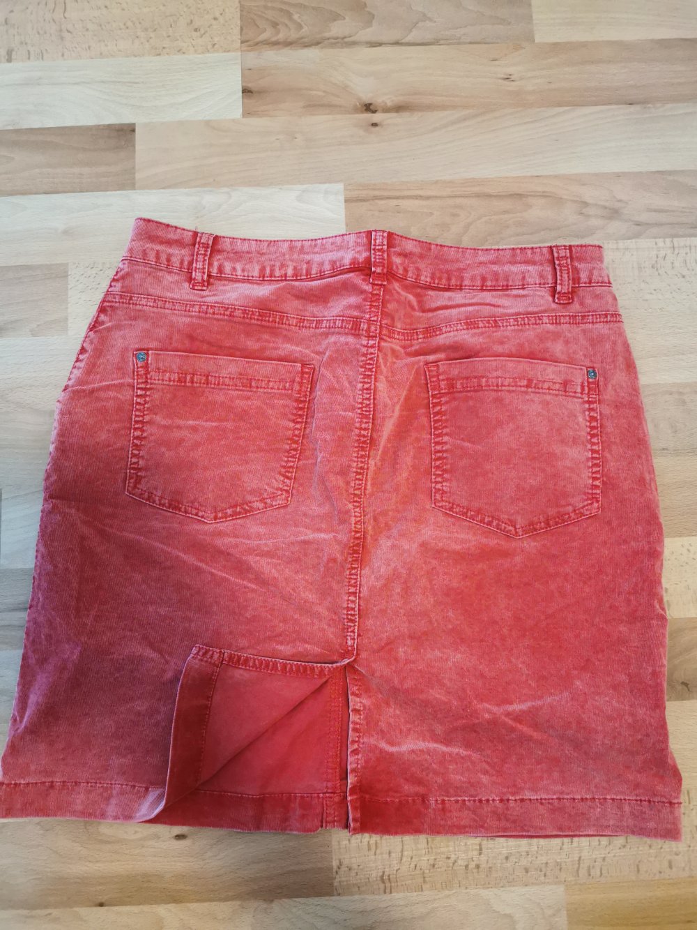 rot melierter Damen- Rock, Gr. 40