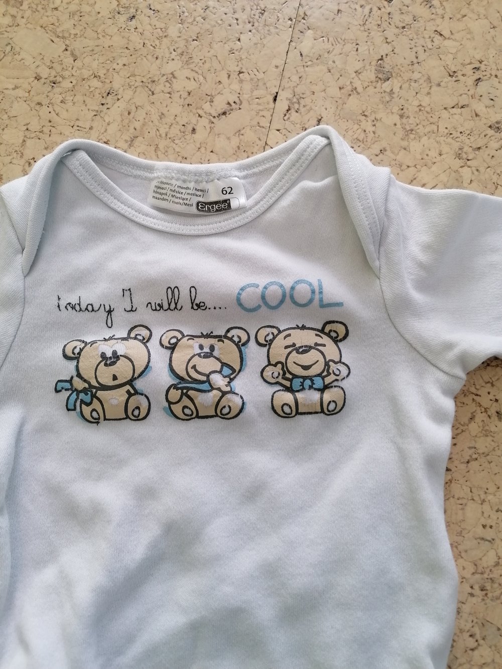  Body, Gr. 62, Bär, cool, Ergee