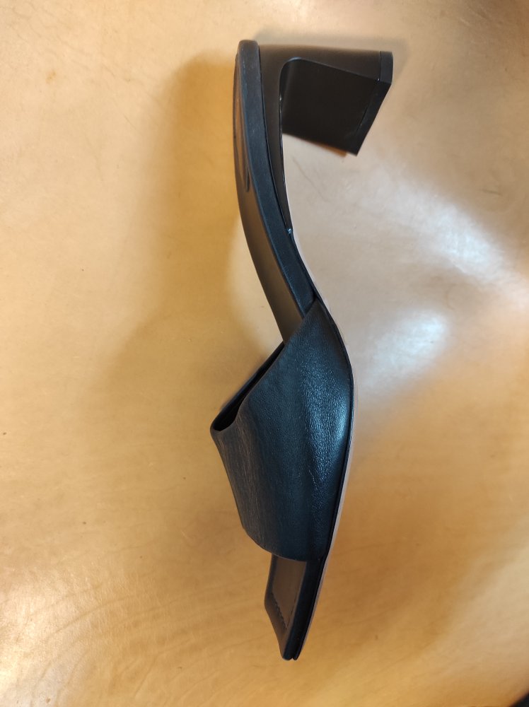 Damensandaletten Gr. 41 schwarzes Leder