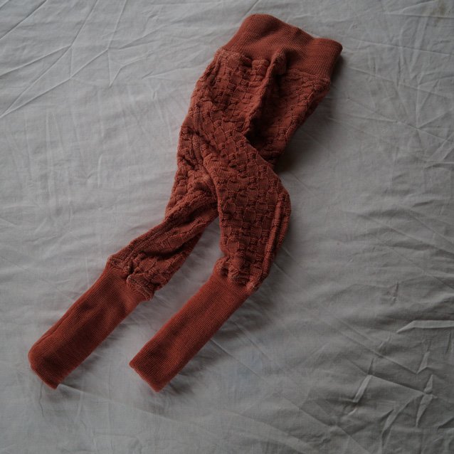 mitwachsende Wollhose Hose aus Wollstrick reine Merinowolle mit Pflanzenpigmenten gefärbt Gr. 50 56 62 evtl. auch 68 