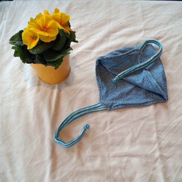 Wendemützchen Wendemütze Mütze zum Wenden Pixiemütze Pixie Mütze kbA Baumwolle Gr. 3-9 Monate ca.