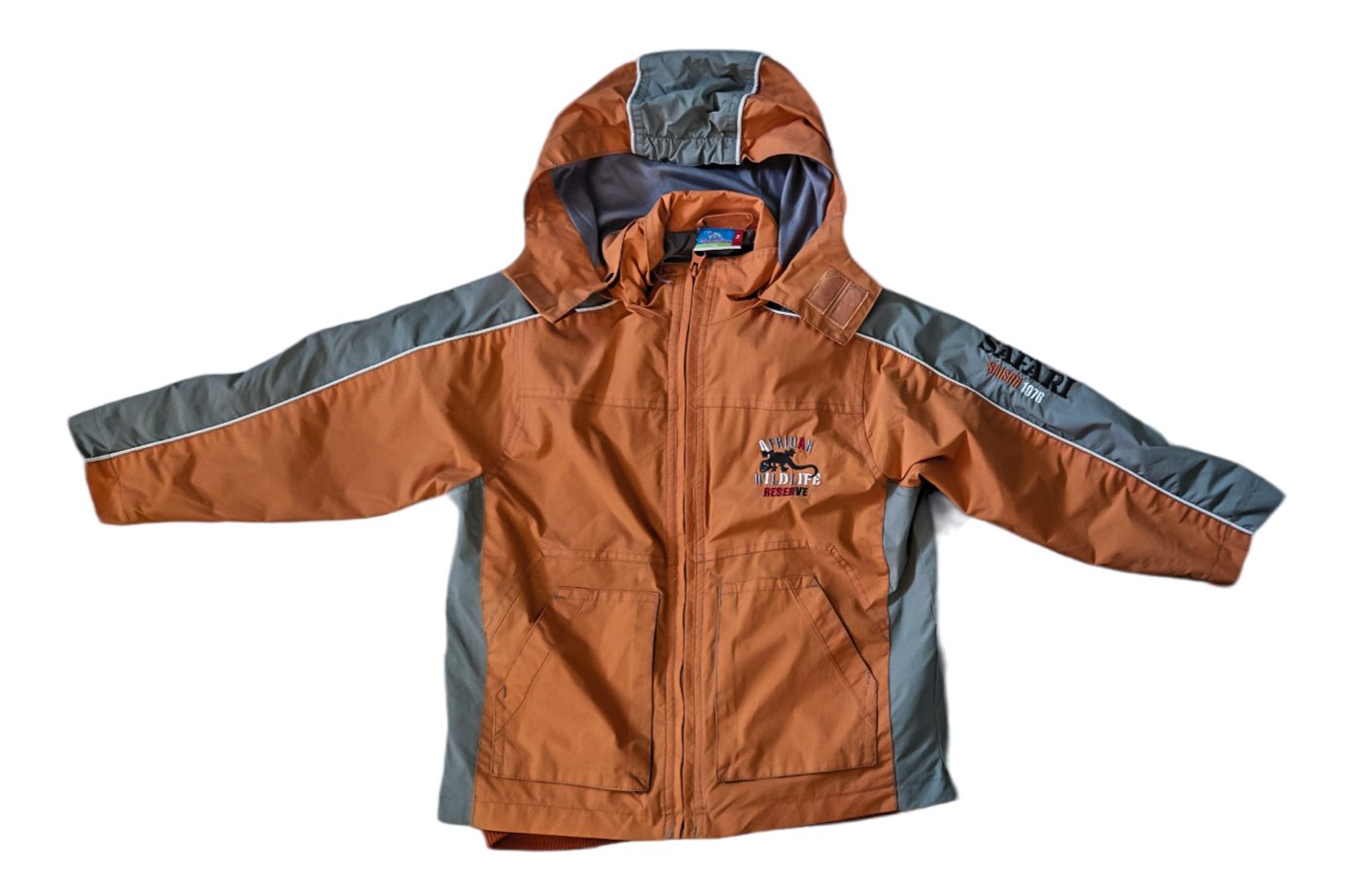 Mädchen / Jungen / Unisex Jacke Regenjacke Kapuzenjacke Übergangsjacke Windbreacker Gr. 116 Topolino mit Weste