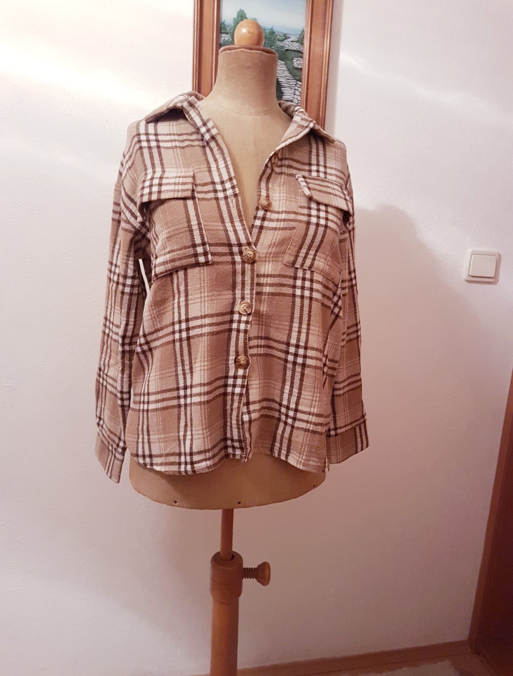 karrierte Karo hahnentritt Hemd