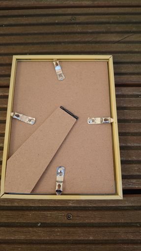 Bilderrahmen  Fotorahmen gold vintage 14 cm breit 19 cm hoch 1,5 cm tief 