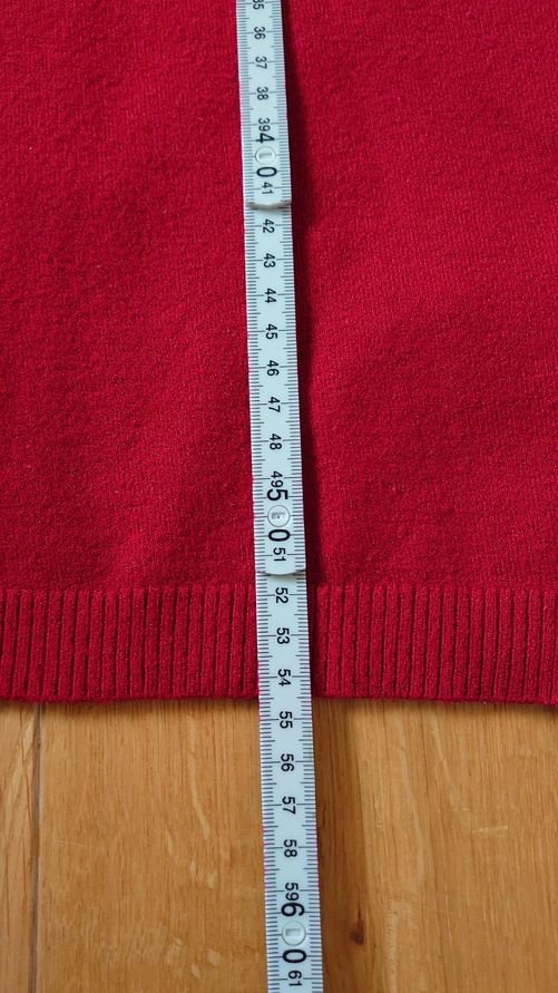 Pullover Vintage retro rot Schleife Größe xl