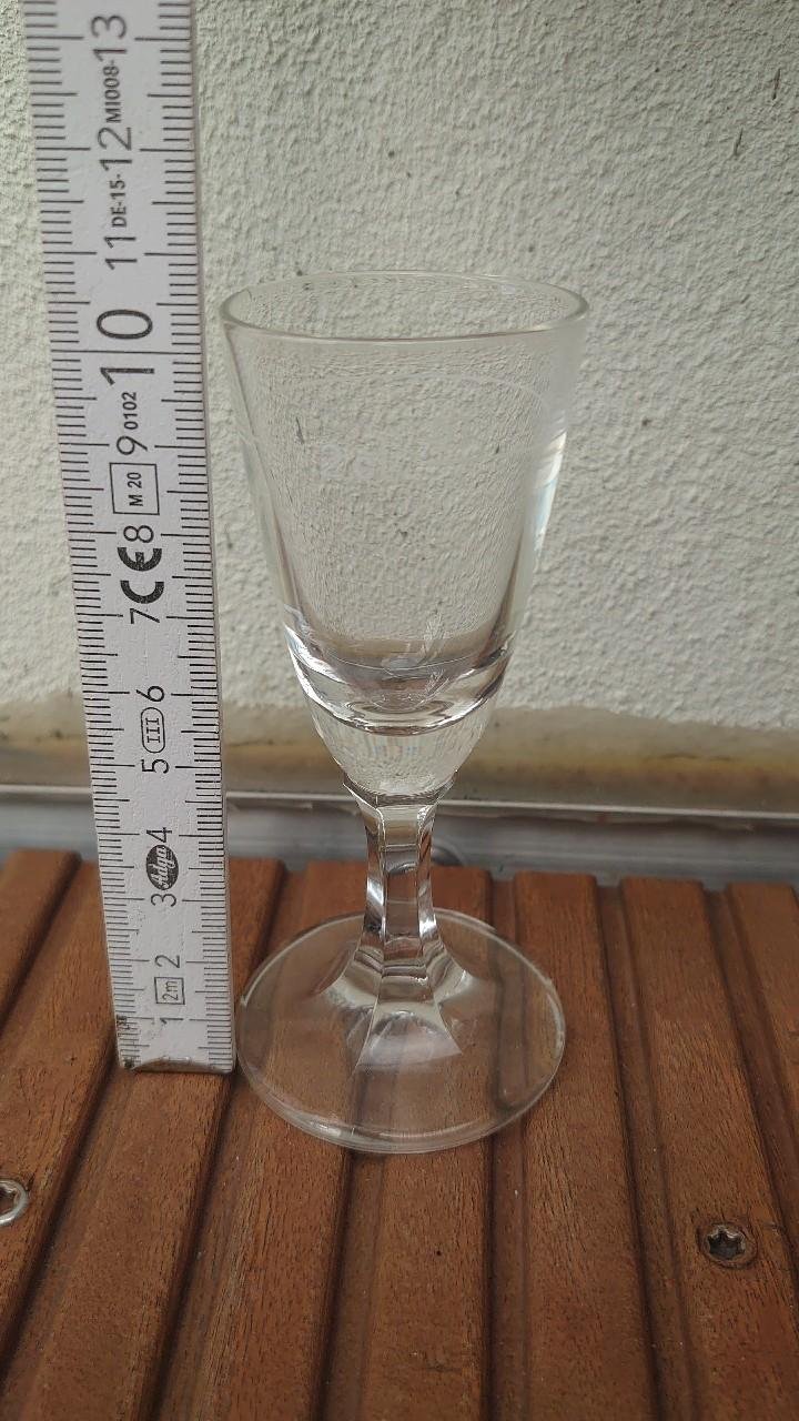 Glas Likörglas Trinkglas Nr. 7 2cl 1 Stück original Vintage