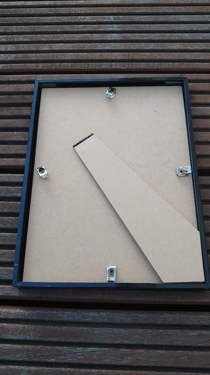 Bilderrahmen Fotorahmen Nr.1 schwarz 90er Jahre Vintage