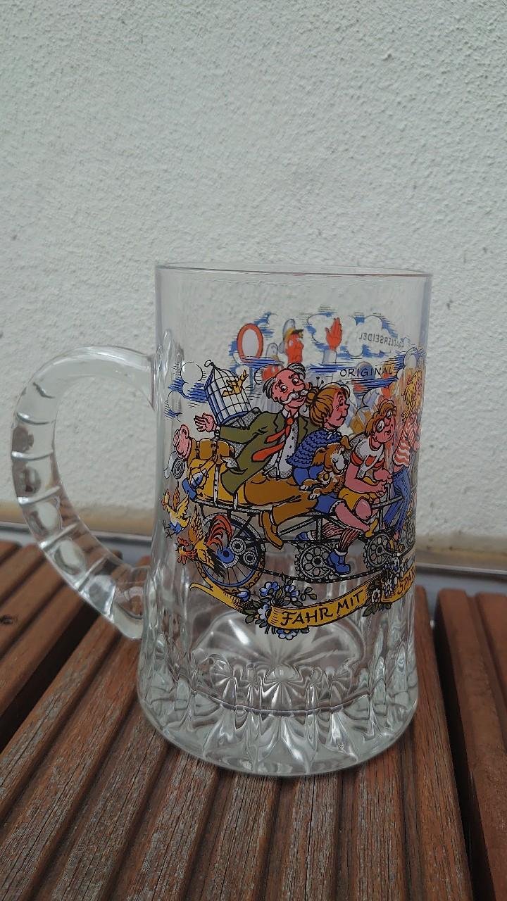 Bierkrug Radler Seidel Bierglas Vintage