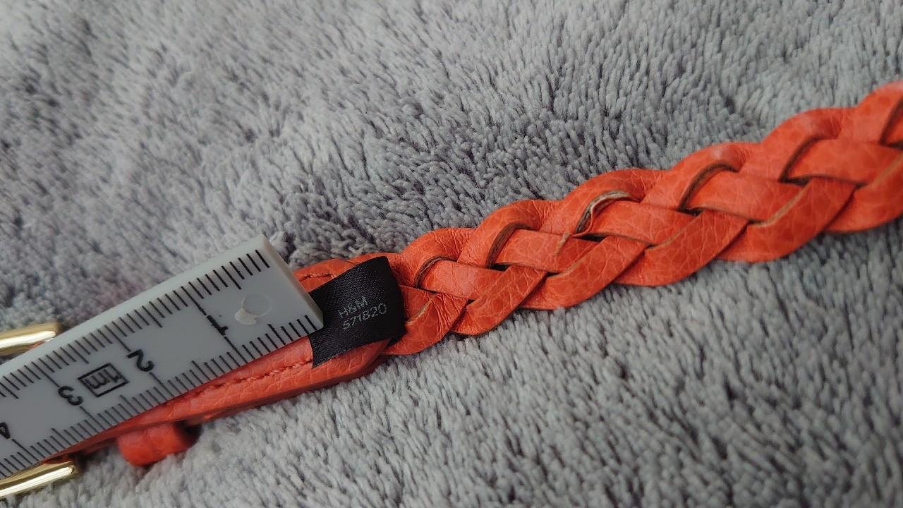 Gürtel h&m orange gold 90er Jahre Vintage